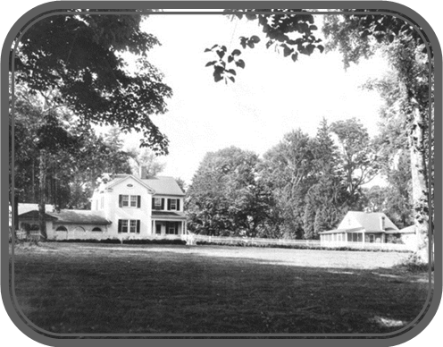 After the original plantation manor house was destroyed by fire in 1926, Dr. George Bolling Lee (F) built this house for his summer residence.  Some of the original out-buildings survived the fire, and were leased to tenants.